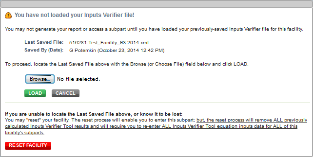 Warning: Not loaded IVT file